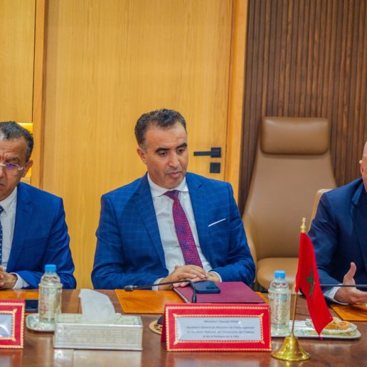 mission de travail à Rabat