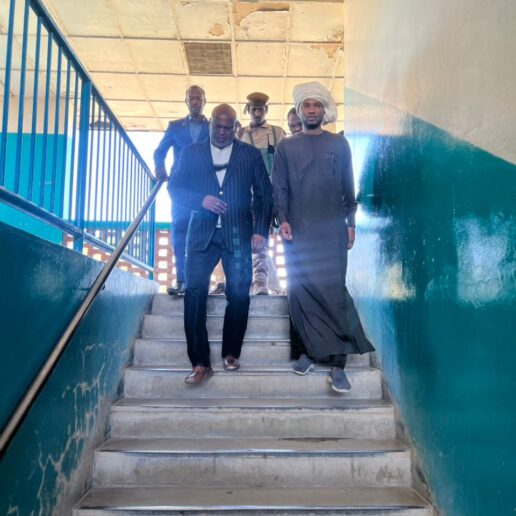 Visite à Idriss Ahmat Abdoulaye Senghor, victime d’un accident-3